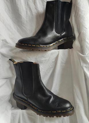 Dr martens made in england мартинсы челси на каблуке винтаж англия ботинки 38