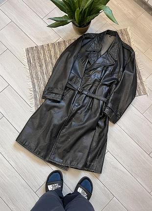 Дуже рідкісне вінтажне військове шкіряне пальто 1951 року раритетна військова форма