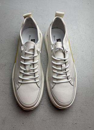 Шкіряні кеди чоловічі