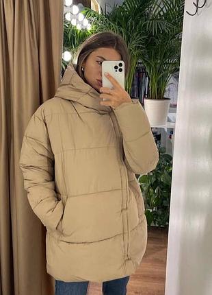 Куртка зимня жіноча з поясом