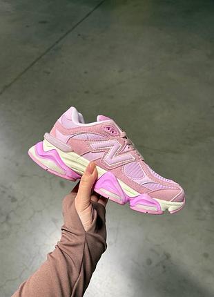 New balance 9060 pink кроссовки женские