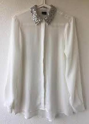 Рубашка с пайетками