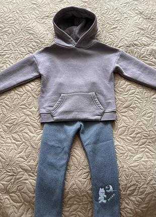Худи cabanchi и утепленные лосины 98-104