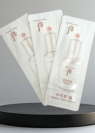 "the history of whoo" ярко отбеливающая сыворотка. 1 мл. срок годности до 08.12.27 г.