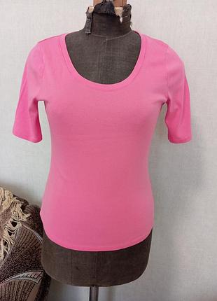 Футболка женская, базовая, коттон