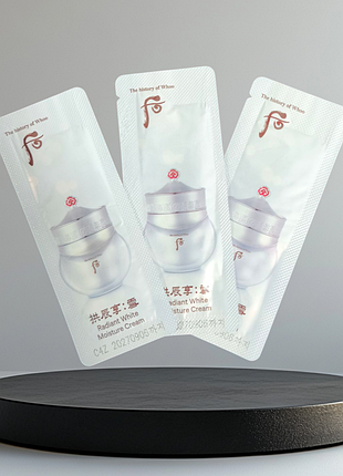 The history of whoo пробник зволожуючого та відбілюючого крему. 1 мл. термін придатності до 06.09.27 р.