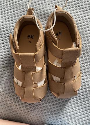Босоножки h&amp;m сандалии на мальчика 24 15 см новые