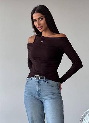 Лонгслив с хомутом