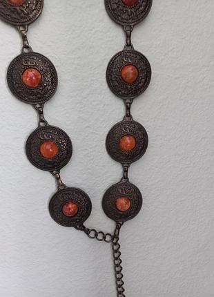 Пояс- ланцюг з  кольорового металу