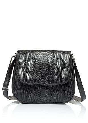 Жіноча сумка sambag rose принт крокодила