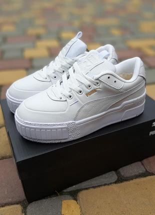 Puma cali white🆕шикарные кроссовки пума🆕купить наложенный платёж