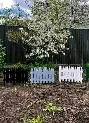 Декоративный пластиковый заборчик