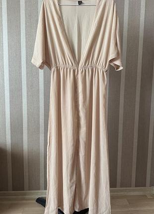 Пляжное платье накидка shein l