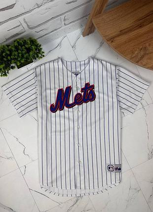 Бейсбольное джерси majetic mets mlb