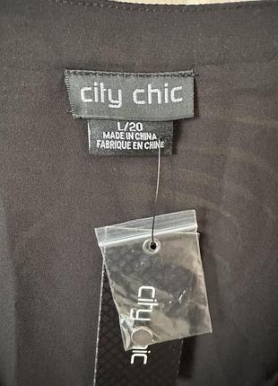 Новое! длинное платье в тропический принт city chic 20 батал2 фото