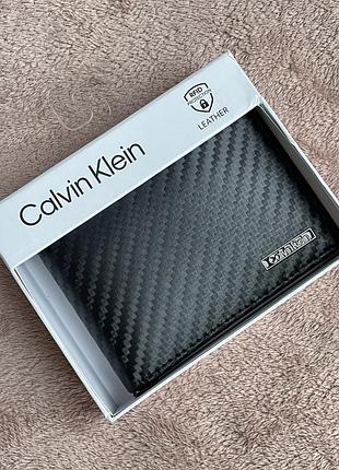 Кожаный кошелек calvin klein