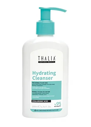 Увлажняющий гель для умывания с гиалуроновой кислотой thalia, 200 мл