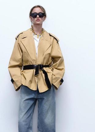 Курта  тренч zara