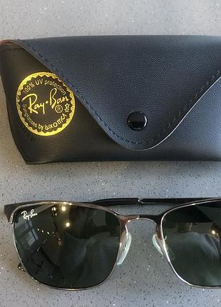 Ray-ban original. окуляри унісекс у металевій оправі, скло з чохлом