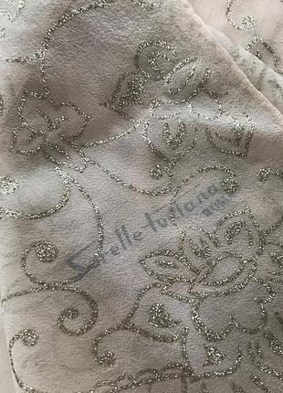 Винтажный шелковый шарф sorelle fontana