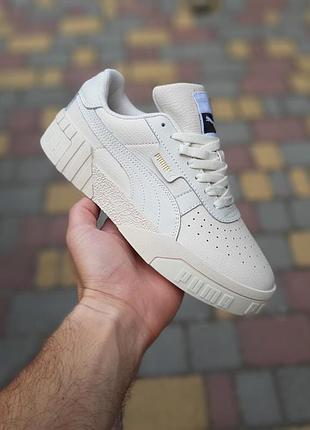 Кроссовки женские puma cali бежевые (36-40)