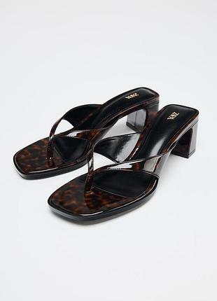 Босоножки мюли zara