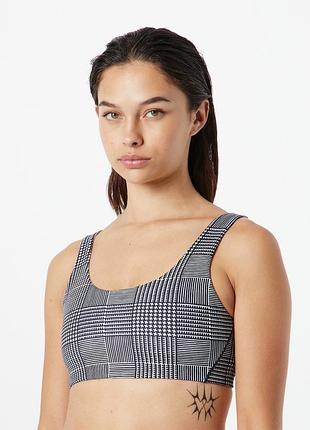 Стильный трендовый шикарный спортивный топ в клетку nike dri fit