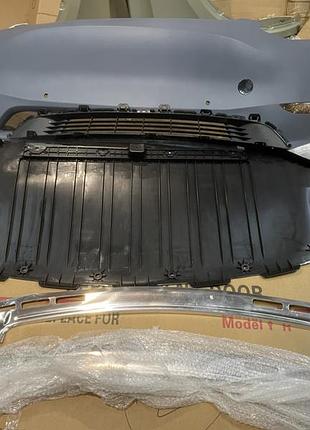 Защита бампера переднего (губа) 1493760-00 tesla model y