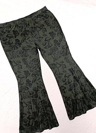 Брюки женские принт грибы 5xl/50/22