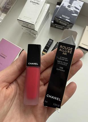 Нова матова помада блиск оригінал chanel rouge allure ink тон 170