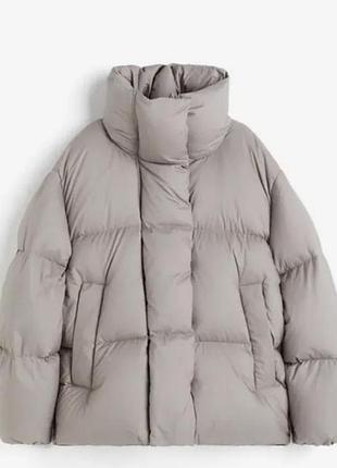 Оверсайз пуховик h&m premium selection