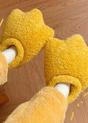 Дитячі кімнатні капці чобітки лапки качки (21,5 см)