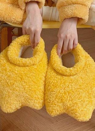 Дитячі кімнатні капці чобітки лапки качки (21,5 см)