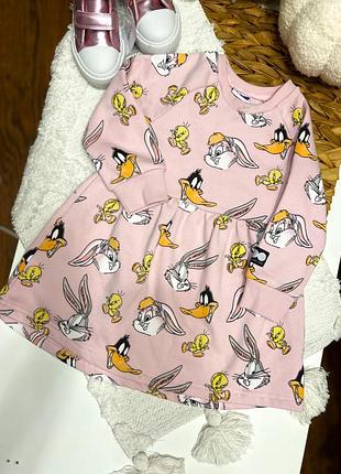 Платье на легком флисе от disney