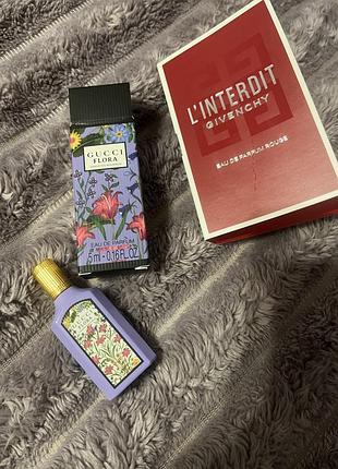 Gucci flora 5ml + подарок