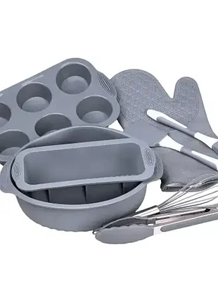 Набір для випічки 8 предметів силіконові форми та аксесуари