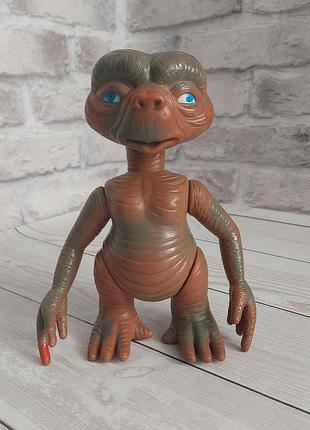 Винтажная фигурка инопланетянина e.t figurine extra terrestrial alien plastic toy posable alms legs 6”
