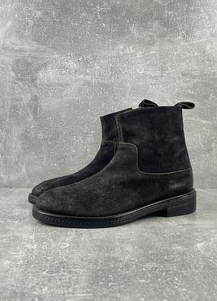 Авантгардные итальянские замшевые зип ботинки c.c. poell