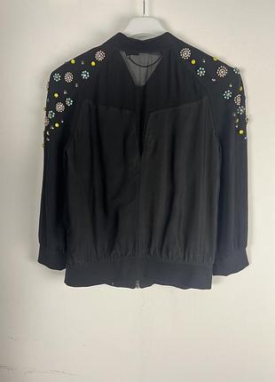 Бомбер натуральный шелк 6