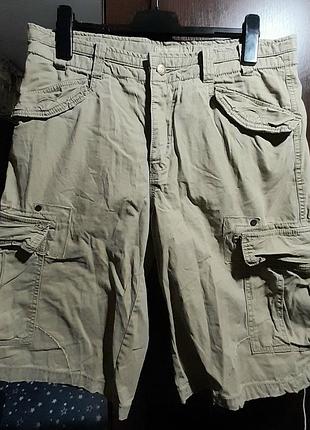 Стильные шорты карго,  котоновые бриджи карго.
