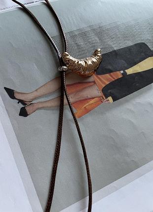 Колье ожерелье круассан7 фото