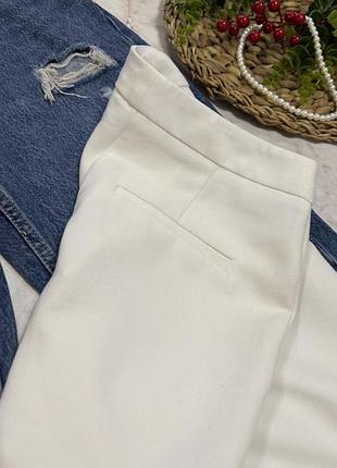 Білі штани zara 3