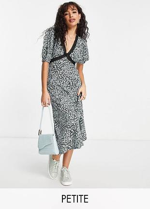 Сукня в квіти з мереживом new look zara h&m віскоза