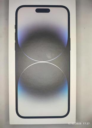 Коробка apple iphone 14 pro max, space black 256gb, a2651 mq8t3ll/a