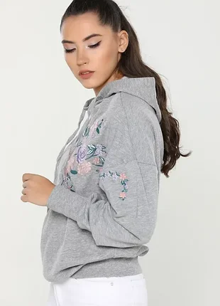 Утепленное худи оверсайз от h&m. 2
