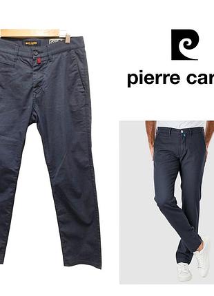 Pierre cardin, практичные хлопковые мужские брюки, модель lyon