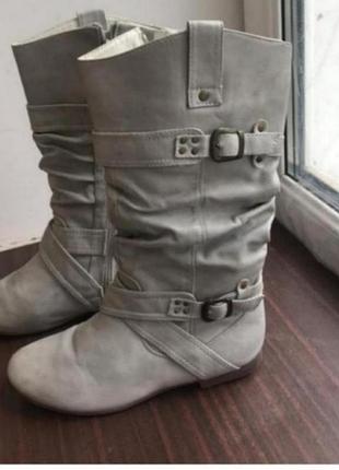 Дания.   сапоги женские демисезонные.