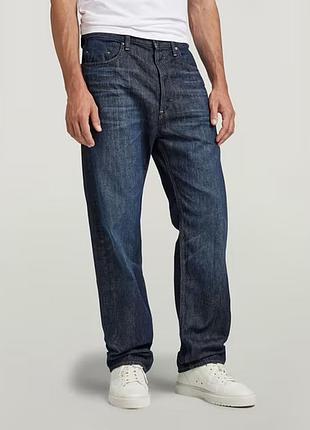Чоловічі широкі сині джинси calvin klein jeans оригінал 100% бавовна р.w34 l relaxed straight