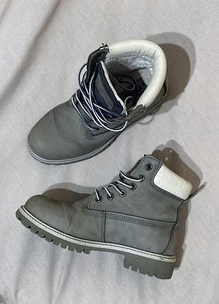 Черевики жіночі alpine-crown зимові сірі нубук, р. 35, 36, устілка 23см 8
