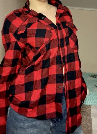 🔥 стильная оверсайз рубашка в клетку – базовая вещь на все сезоны! 🔥